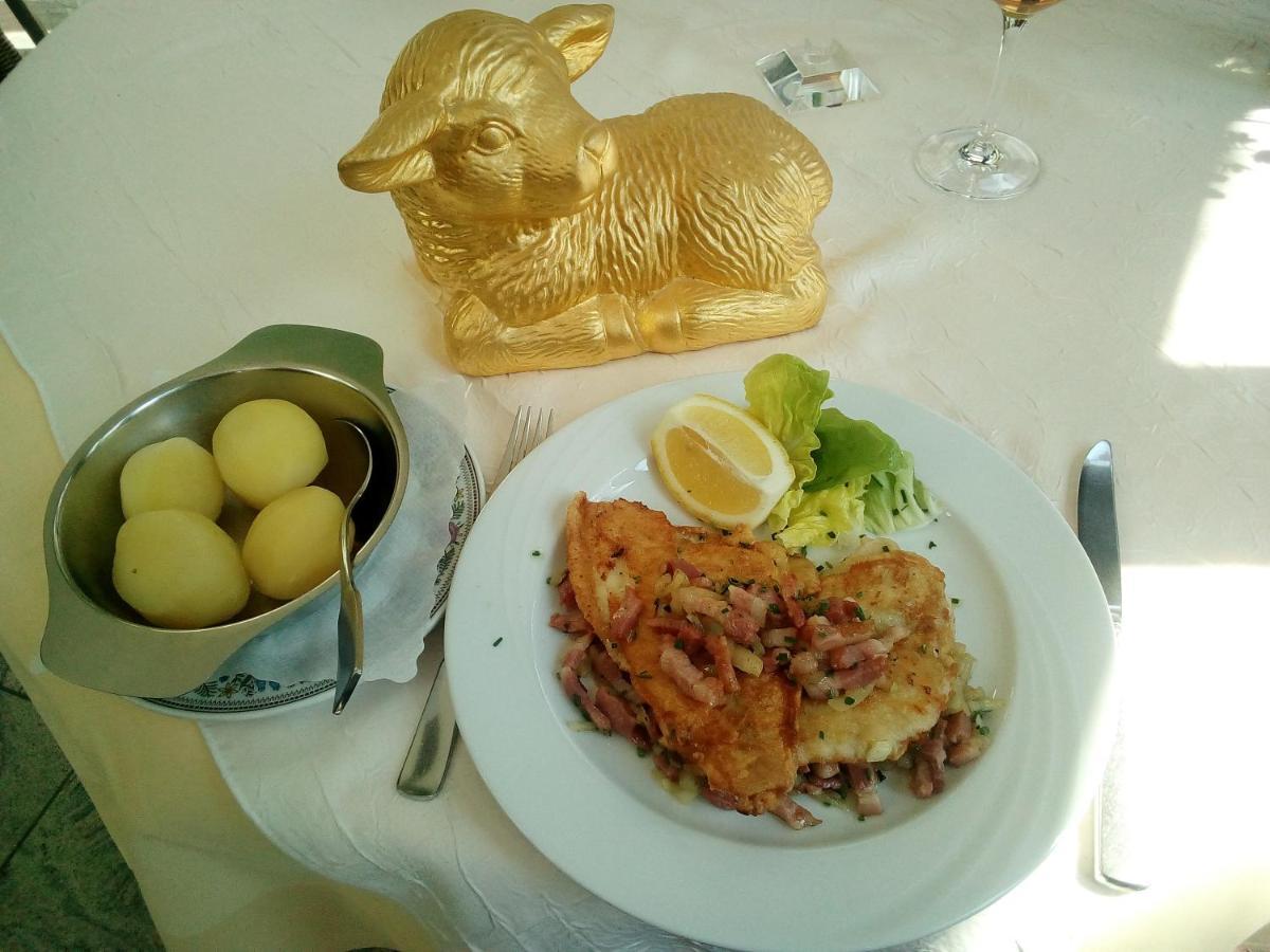 Hotel-Restaurant Goldenes Lamm دينكلسبهل المظهر الخارجي الصورة